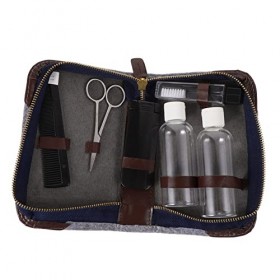 POPETPOP 2 Ensembles DOutils De Soins Infirmiers Kit De Peigne À Barbe Pour Hommes Brosse À Dents De Voyage Hommes Tondeuse 