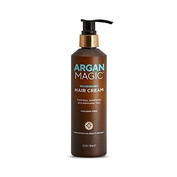 Argan Magic Crème nourrissante pour les cheveux - Hydrate, revitalise et élimine les frisottis | Sans paraben