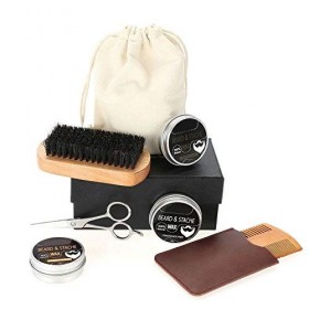 Outil de mise en forme de barbe, 3 pièces brosse à barbe peigne à barbe rehausseur de moustache, empêche la barbe de perdre d
