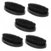 minkissy 5 Pièces Brosse Coiffante Brosse à Barbe En Poils De Sanglier Cheveu Brosse à Barbe Chauffante Brosse En Poils De Sa