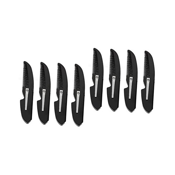 minkissy 16 Pièces Pliage De Poche Pour Hommes Peigne à Barbe Portatif Outil Barbe Homme Peignes à Barbe Pour Hommes Lisseur 