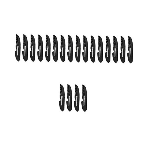 minkissy 16 Pièces Pliage De Poche Pour Hommes Peigne à Barbe Portatif Outil Barbe Homme Peignes à Barbe Pour Hommes Lisseur 