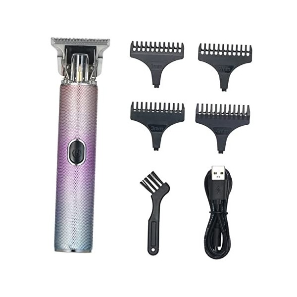 minkissy 1 Ensemble De Coupe Tondeuse De Barbier Adulte Style Push Vintage Tondeuses Professionnelles Kit Pour Coupe-Barbe Pr