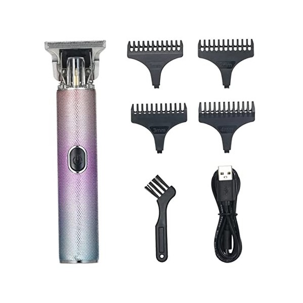 BIUDECO 1 Set Electric Professional Clipper For Trimmer Oil Adulte Électrique USB Rechargeable Gravure Style Sculpture Outils