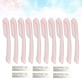 FRCOLOR 3 Ensembles 10 Pièces Tondeuse à Barbe Tondeuse a Barbe Homme Tondeuse à Sourcils Portable Rasoir à Sourcils Trousse 