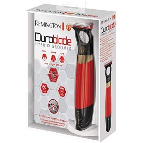 Remington Tondeuse Barbe [Tond Rase Stylise] Durablade Manchester United Tête Précise, 4 sabots 1-6 mm, Wet&Dry, Batterie Li