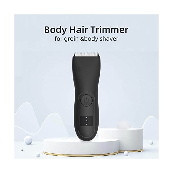 Camiesy Tondeuse à Barbe pour Boules Femme Lady Shaver Épilation Bikini Tondeuse Aine & Body Shaver