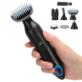 5 in1 rasoir électrique multifonctionnel, épilateur coupe nez barbe sourcil rasage ensemble de coupe corps épilation Machine 