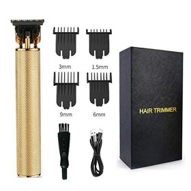 LSJZZ Tondeuse À Cheveux, Électrique Pro Clippers Cheveux Set sans Fil Rechargeable Toilettage Kits T-Blade Fermer Coupe Parf