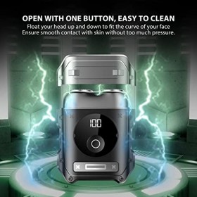 TOPINCN Tondeuse à Barbe Tondeuse à Cheveux électrique étanche Kit de Toilettage de Barbe Moustache Nez Tondeuse à Cheveux Co