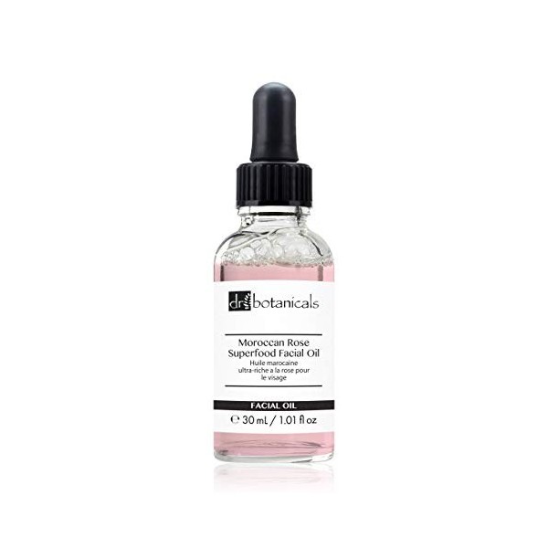 Dr Botanicals Superfood - Huile Visage á la Rose du Maroc - 30ml