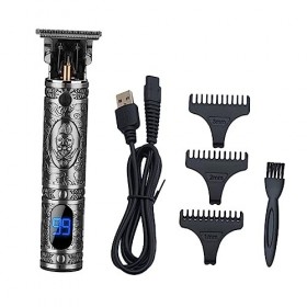 minkissy 1 Jeu Tondeuses Spéciales Sculpture Tondeuses à Tête Chauve Rasoir Électrique Cisaille Électrique à Pousser Tondeuse