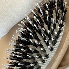 Beech Wood Hair Brush | Wet and Dry Use | Scalp Massage