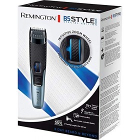 Remington Tondeuse Barbe Homme, Lames Titanium, Molette de Réglage, Guide de Coupe Ajustable 17 Longueurs 0,4 -18 mm , Utili