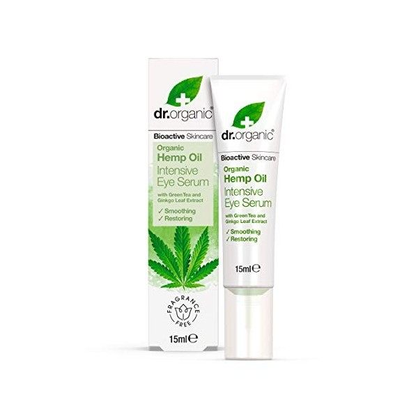 Dr. Organic Sérum Contour des Yeux au Chanvre Bio 15 ml