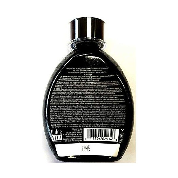 Dolce Vita Bella Black 100x Black Bronzer Lotion bronzante