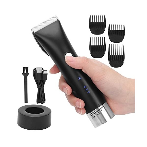 Tondeuse à Cheveux sans Fil, Tondeuse à Cheveux électrique Rechargeable Kit de Coupe de Cheveux pour Hommes Tondeuse à Cheveu