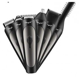 Tondeuse à cheveux électrique 6 en 1 pour barbier, barbe, nez pour homme, coupe 45