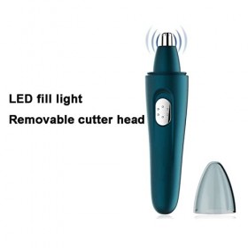 Tondeuse à Poils De Nez électrique, Lame en Acier Inoxydable, avec Lumière LED, Pile AA, Tondeuse pour Oreilles Et Sourcils, 