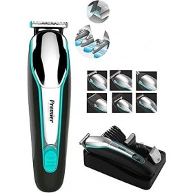 Premier by Bastilipo MGK-2.4-1200 Tondeuse 6 en 1 pour barbe, visage, cheveux, corps, oreilles et nez