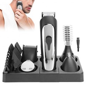 Tondeuse à cheveux électrique, coupe de cheveux tondeuse à barbe Kit de toilettage pour barbiers, multi-fonctionnel rasage de