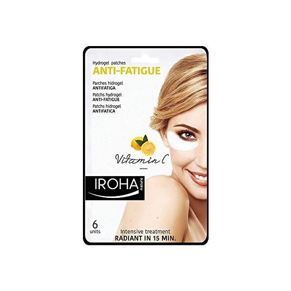 Iroha Nature - ANTI-FATIGUE Hyrogel Patchs - Vitamine C - Yeux - 3 utilisations