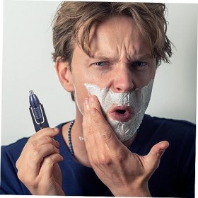 POPETPOP Tondeuse À Poils Du Nez Gadget Pour Poils Du Nez Rasoirs Pour Le Visage Pour Les Femmes Épilateur À Favoris Barbe Co