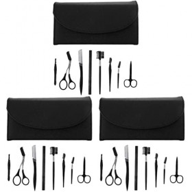 FRCOLOR 24 Pièces Grattoir à Sourcils Ensemble De 8 Pièces Rasoir à Sourcils Brosse Exfoliante Pour Les Sourcils Rasoir Pour 