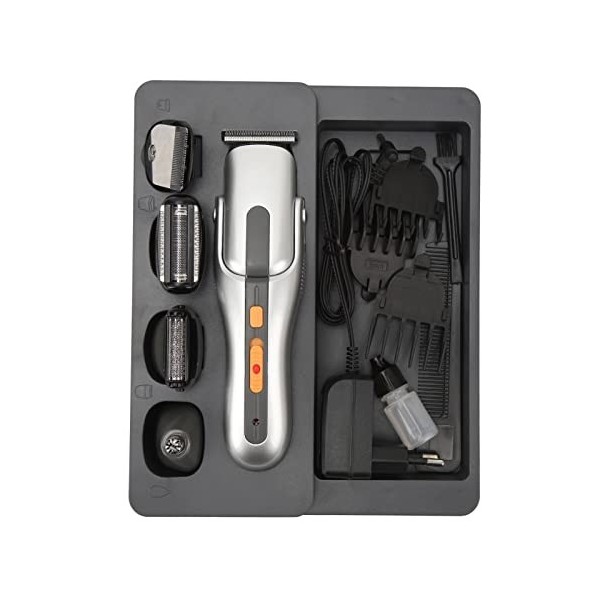 Kit de Coupe de Cheveux de Barbe Rechargeable 8 en 1 Kit de Tondeuse à Cheveux de Nez étanche IPX7 sans Fil, Tondeuse à Cheve