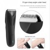 Minghunian 1 ensemble de tondeuse électrique rechargeable pour barbe Noir Rasoir électrique Aine Corps Cheveux Rasage