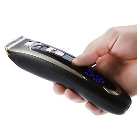 Coupe de cheveux en Céramique pour adultes enfants professionnel Digital écran Mudo Trimmer électrique de coupe tondeuse sans
