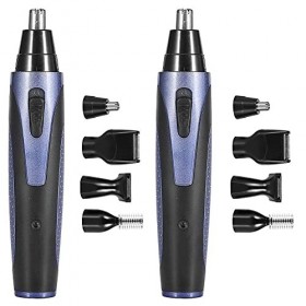 Nez Coiffure Tondeuse Électrique Eaufreneur Coiffeuse Poilu Professionnel Double Points Facial Shavers pour Hommes Femmes ave