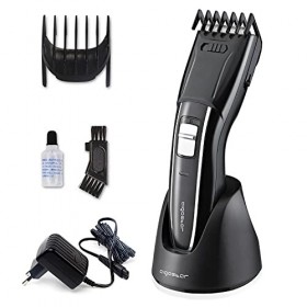 Aigostar Hoster 32JVI - Tondeuse à cheveux sans fil avec sabot précis 5 positions. Puissant moteur 3.2 V DC, lames de coupe e