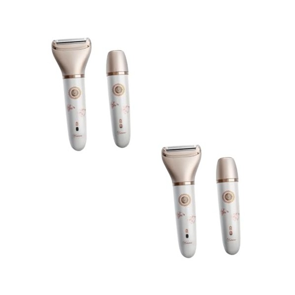 FRCOLOR 2 1 Tondeuse Électrique Pour Femmes Bikini Tondeuse Aisselle Tondeuse Bikini Rasoir Bikini Rasoir Tondeuse Pour Femme