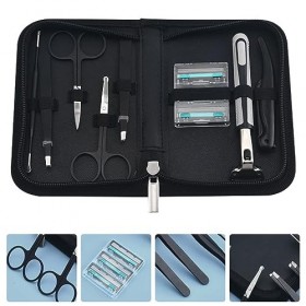 Beaupretty 24 Pièces Ensemble De Rasoir Hommes Rasoir Máquinas De Afeitar Para Hombres Homme Rasoir Pince À Épiler Kit Barbe 