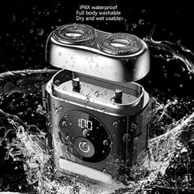 Tondeuse à Barbe pour Homme, écran LCD à Tête Magnétique Rechargeable Tondeuse à Cheveux électrique IP6X Tondeuse à Cheveux é