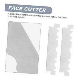 Beavorty 700 Pcs Lame De Rasoir Lames Enduites De Platine Coupe-Barbier Coupe-Visage Rasoirs À Barbe Pour Hommes Capteur De R