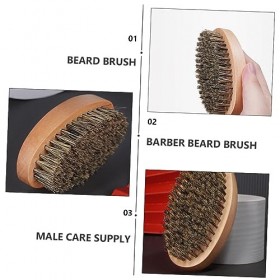 minkissy 16 Pièces Brosse À Barbe Accessoire De Peigne À Cheveux Costume Pour Hommes Kit De Toilettage Pour Hommes Brosse En 