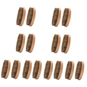 FOMIYES 16 Pièces Brosse À Barbe Outils En Bois Accessoires De Voyage Soins Infirmiers Hommes Peigne À Cheveux Peigne À Moust