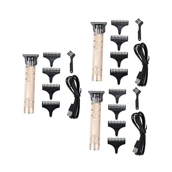 FRCOLOR 2 Pièces Moustache Tondeuse à Cheveux Électrique Tondeuse Électrique Tondeuse Cheveux Coupe-bordures Électriques Tond