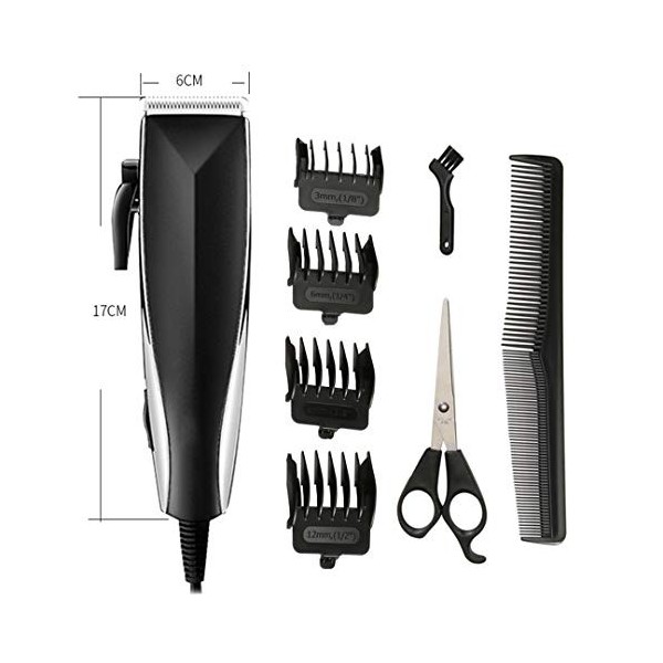 FSCLJ Tondeuses à Cheveux 100-240V Hommes à Faible Bruit, Kit de Coupe de Cheveux pour Tondeuse à Cheveux électrique, pour Ki