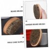 minkissy 16 Pièces Brosse à Barbe Peigne En Bois De Poche Brosse De Toilettage Outil De Mise En Forme De Barbe Peigne à Moust