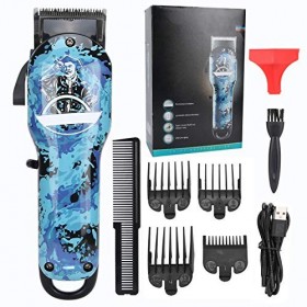 Kit de tondeuse à cheveux électrique pour graffiti, barbier, barbier avec peigne de limite 3/6/10/13 mm - Tête à huile - Po