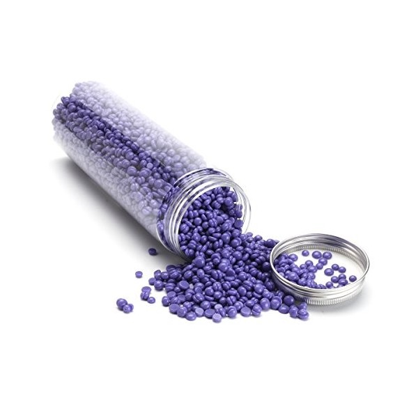 Bluelover Épilation À La Cire Chaude Film Dur Wax Bean Granule Épilation Corps Bikini Épilation 450G - Violet