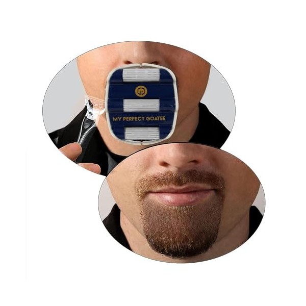 My Perfect Goatee : The 1 Original Goatee Shaving Template for Men – Fast, Easy & Flawless Goatee Shaving Result – Adjustabl