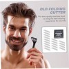 minkissy 700 Pièces Lame De Rasoir Barbe Rasoir Lame Corps Hommes Sécurité Barbe Rasoirs Pour Hommes Visage Cutter Rasage Rec