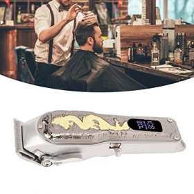 Tondeuse à cheveux électrique USB chargeant à faible bruit LED affichage sans fil tondeuse à cheveux avec 8 peignes de guidag