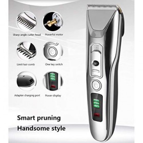 FSCLJ Tondeuses à Cheveux pour Hommes 100-240V Tondeuse à Cheveux Professionnelle tondeuses sans Fil Tondeuse à Cheveux Barbe