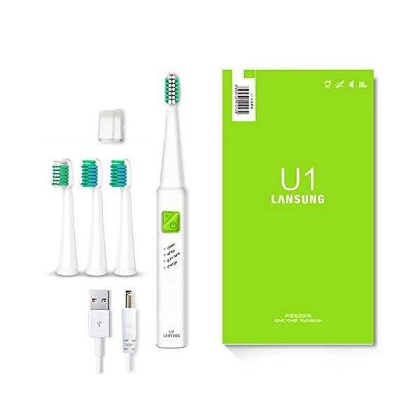 Bluelover Lansung U1 USB Sonic Dents Propre Blanchiment Smart Brosse À Dents Électriques Oral Gum Soins Rechargeables - 01
