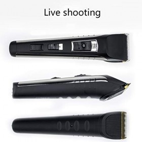 Tondeuse à Cheveux 100-240V Rechargeable Angle R Sécurité Titane Or Lame en Céramique À Quatre Vitesses Réglage Fin Lame De L